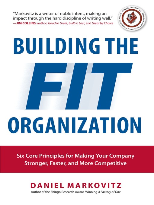 Title details for Building the Fit Organization by Daniel Markovitz - Available